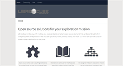 Desktop Screenshot of librecube.net